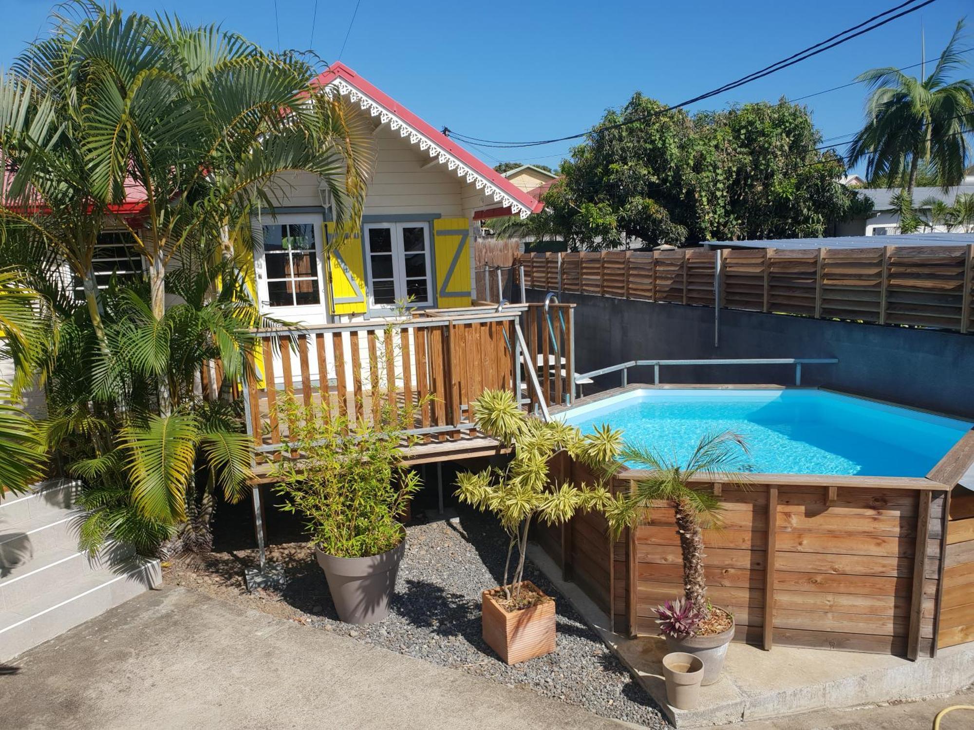 Bungalow Des Papayes Saint-Louis Luaran gambar